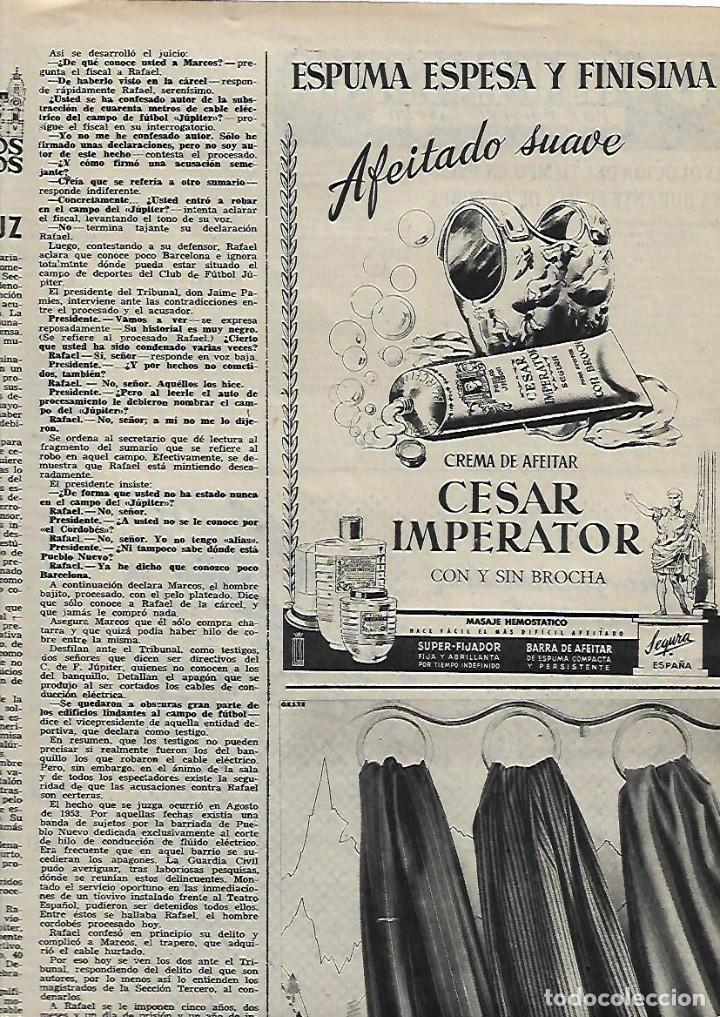 Sammelleidenschaft Papier: A&Ntilde;O 1956 RECORTE PRENSA PUBLICIDAD ESPUMA DE AFEITAR CESAR IMPERATOR AFEITADO