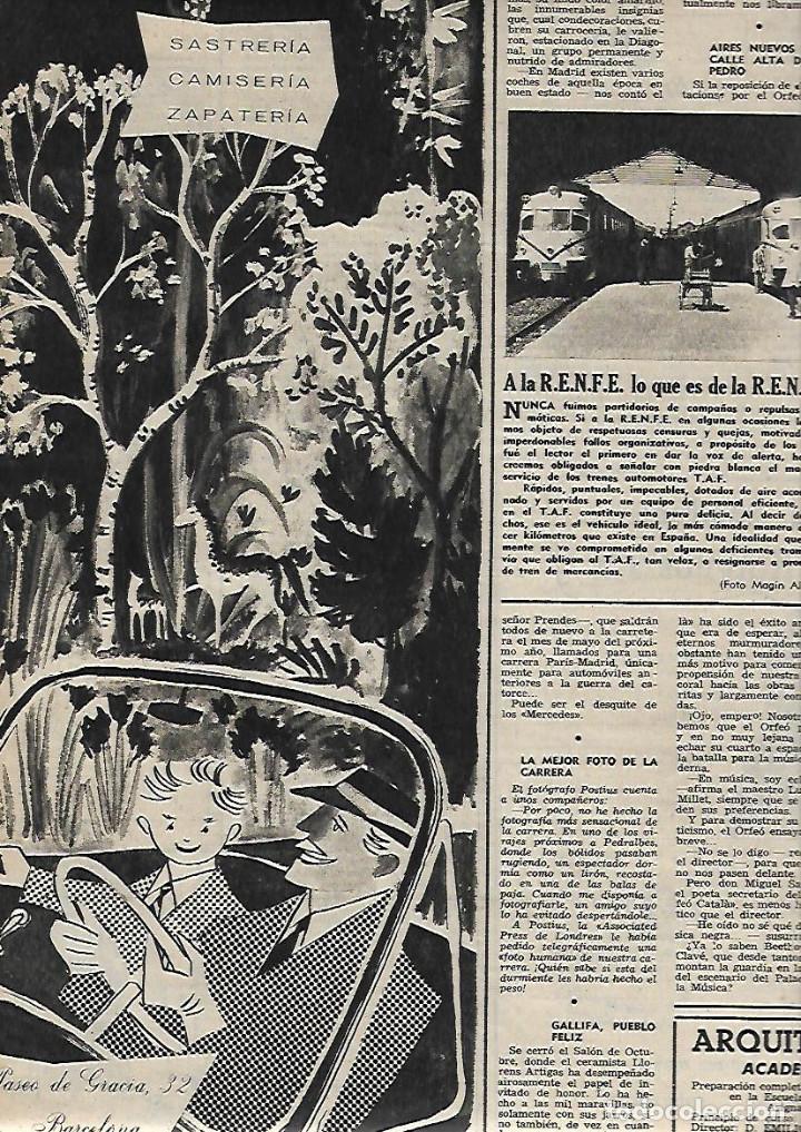Collezionismo: A&Ntilde;O 1954 RECORTE PRENSA PUBLICIDAD SASTRERIA CAMISERIA GALES COMERCIO ALMACEN