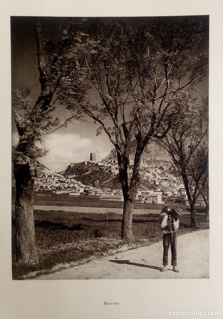 Collectionnisme: MARTOS (JAEN) Y EL CHORRO (MALAGA) - LAMINA DE 1922