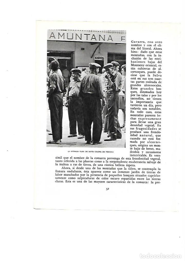 Colecionismo: &Ntilde;O 1961 RECORTE PRENSA FOTOGRAFIA ANIMADA PLAZA SANTA COLOMA DE FARNERS FONDA TRAMUNTANA CATALA ROCA