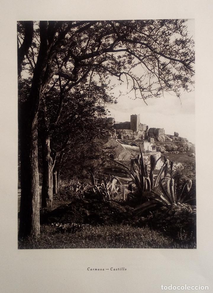 Collectionnisme: CARMONA, CASTILLO (SEVILLA) Y ECIJA, PALACIO MARQUES PE&Ntilde;AFLOR (SEVILLA) - LAMINA DE 1922