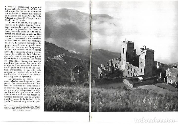 Collezionismo: A&Ntilde;O 1961 RECORTE PRENSA FOTOGRAFIA MONASTERIO SANT PERE DE RODA MONESTIR FOTO CATALA ROCA