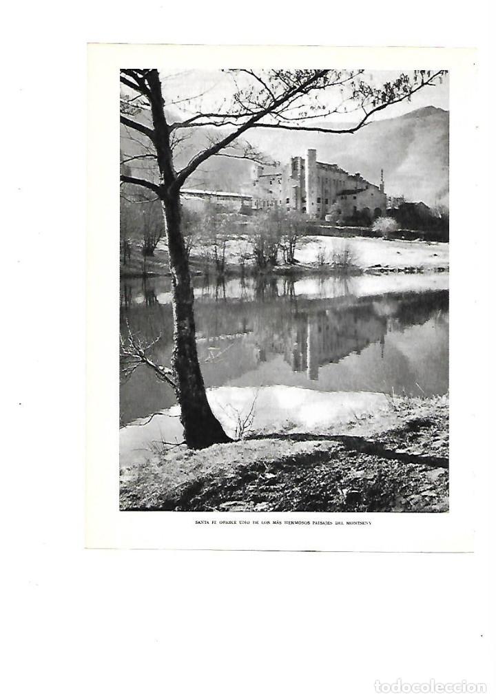 Colecionismo: A&Ntilde;O 1961 RECORTE PRENSA FOTOGRAFIA SANTA FE DEL MONTSENY FOTO TOUS CASALS