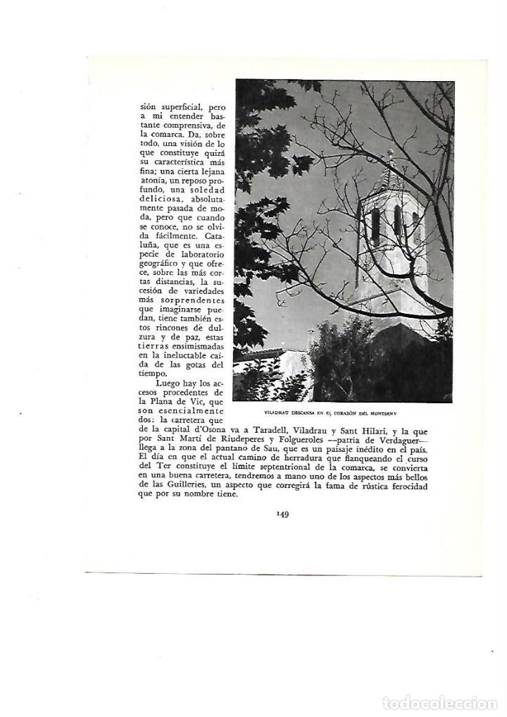 Collezionismo: A&Ntilde;O 1961 RECORTE PRENSA FOTOGRAFIA VILADRAU IGLESIA FOTOS PIC