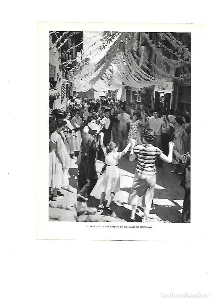 Collectionnisme: A&Ntilde;O 1961 RECORTE PRENSA FOTOGRAFIA PUIGCERDA FIESTAS BAILE SARDANA