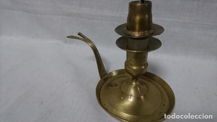 Coleccionismo: PALMATORIA EN BRONCE - Foto 3