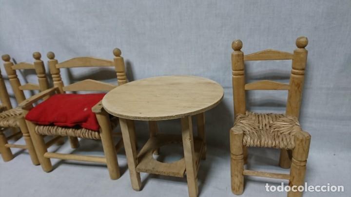 Coleccionismo: LOTE MOBILIARIO VINTAGE PARA MU&Ntilde;ECA EN MADERA - Foto 2