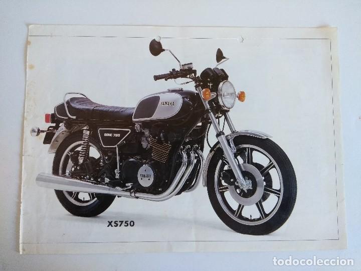 Coleccionismo: CARTEL PUBLICIDAD YAMAHA X750.