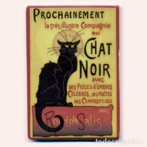 Iman Porcelana Nevera Le Chat Noir Paris