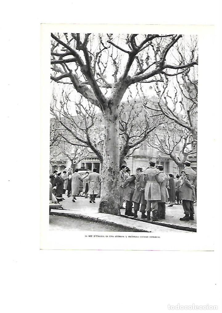Collecting paper: A&Ntilde;O 1961 RECORTE PRENSA FOTOGRAFIA LA SEU D'URGELL PASEO CALLE CATEDRAL LECHERA