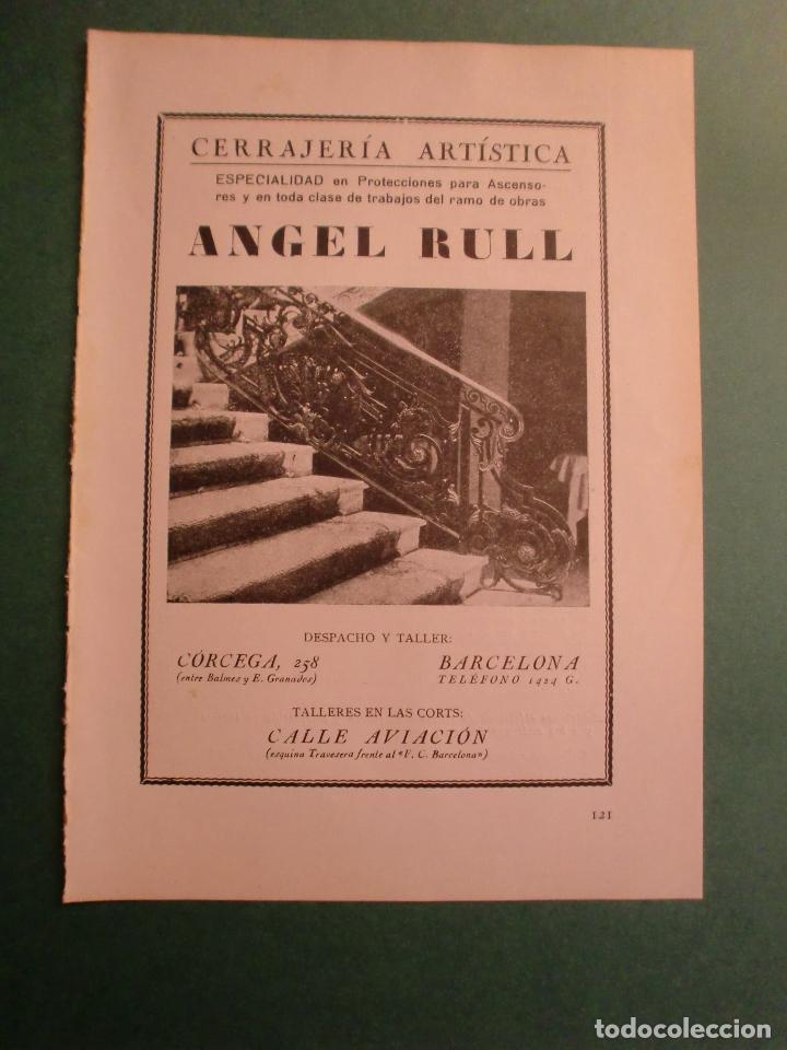 Collectionnisme: CERRAJER&Iacute;A ART&Iacute;STICA ANGEL RULL TALLERES Y DESPACHO EN BARCELONA - 1.928