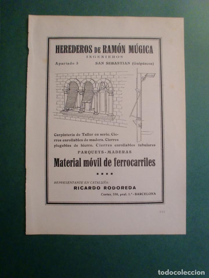 Collectionnisme: HEREDEROS DE RAM&Oacute;N M&Uacute;GICA INGENIEROS SANSEBASTIAN MATERIAL MOVIL DE FERROCARRILES - 1.928