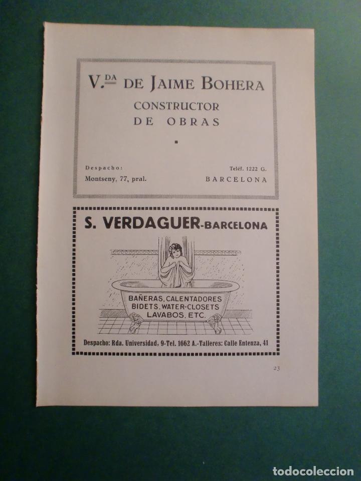 Colecionismo: S. VERDAGUER BA&Ntilde;ERAS BIDETS WATER CLOSETS - VIUDA DE JAIME BOHERA CONSTRUCTOR - BARCELONA - 1.928