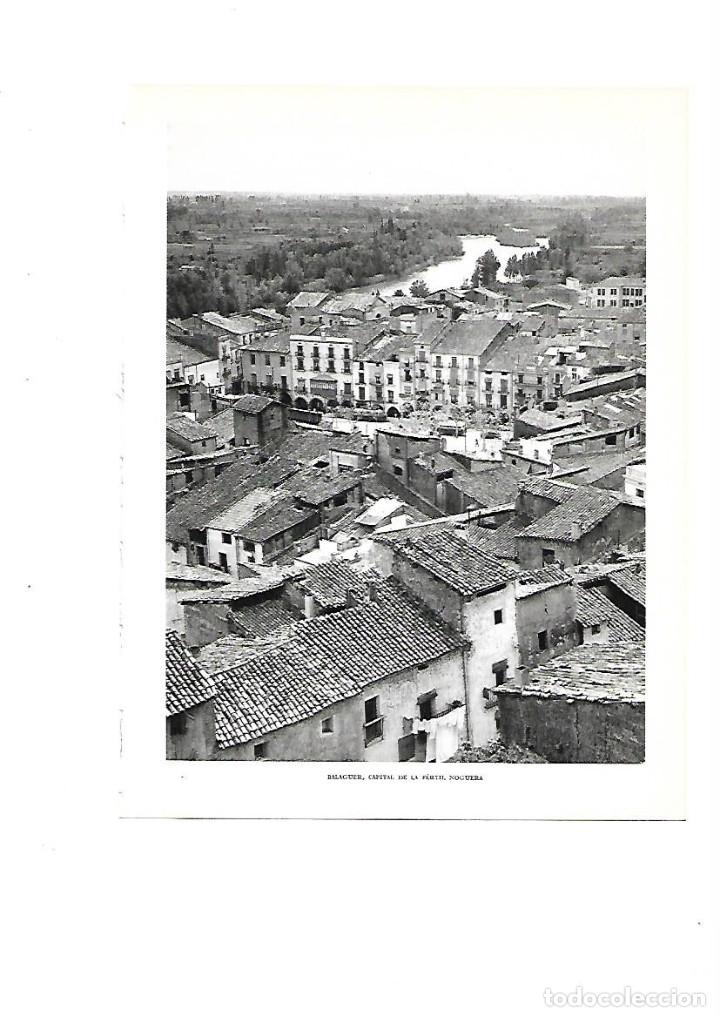 Collecting paper: A&Ntilde;O 1961 RECORTE PRENSA FOTOGRAFIA BALAGUER CIUDAD CRUZ DE TERMINO ANTE EL MONASTERIO