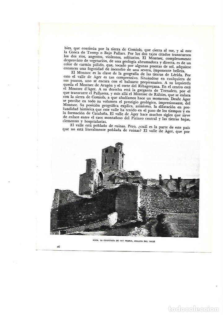 Colecionismo: A&Ntilde;O 1961 RECORTE PRENSA FOTOGRAFIA AGER COLEGIATA DE SAN PEDRO SANT PERE