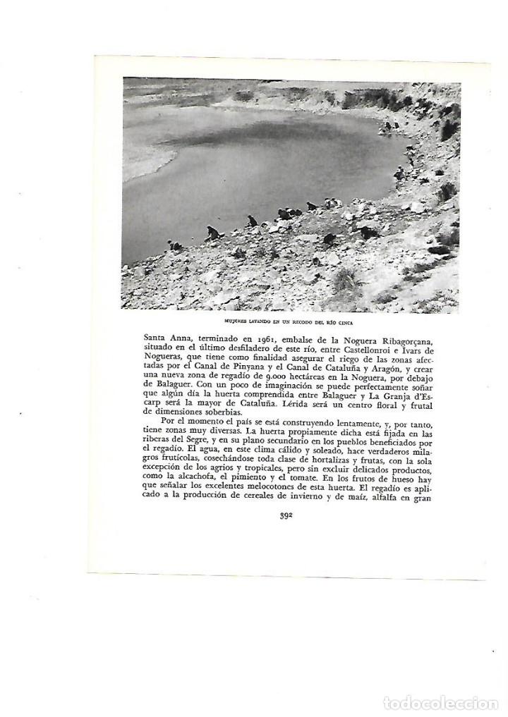 Sammelleidenschaft Papier: A&Ntilde;O 1961 RECORTE PRENSA FOTOGRAFIA MUJERES LAVANDO EN EL RIO CINCA