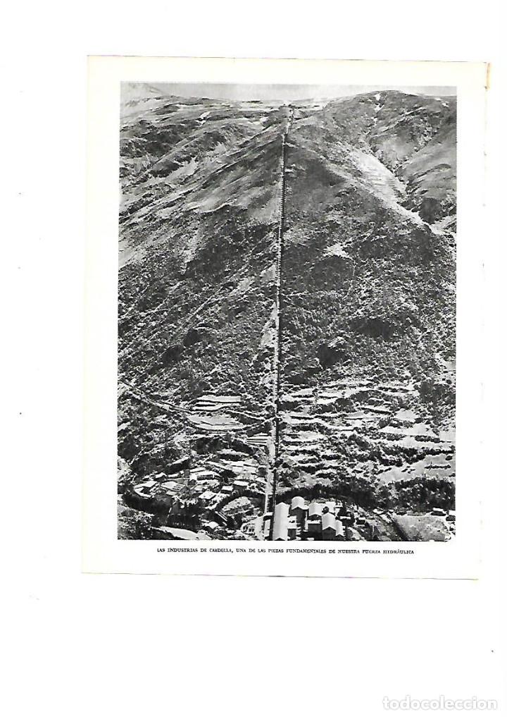 Colecionismo: A&Ntilde;O 1961 RECORTE PRENSA FOTOGRAFIA INDUSTRIAS DE CABDELLA FUERZA HIDRAULICA