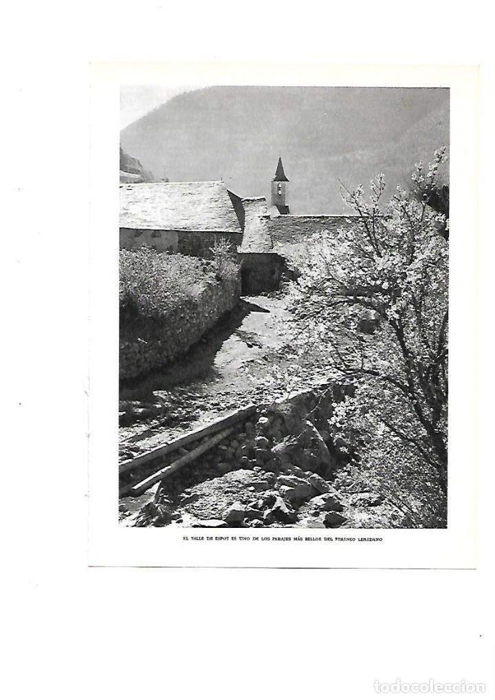 Collezionismo: A&Ntilde;O 1961 RECORTE PRENSA FOTOGRAFIA VALLE DE ESPOT PIRINEO LERIDANO LLAC LAGO DE SANT MAURICI