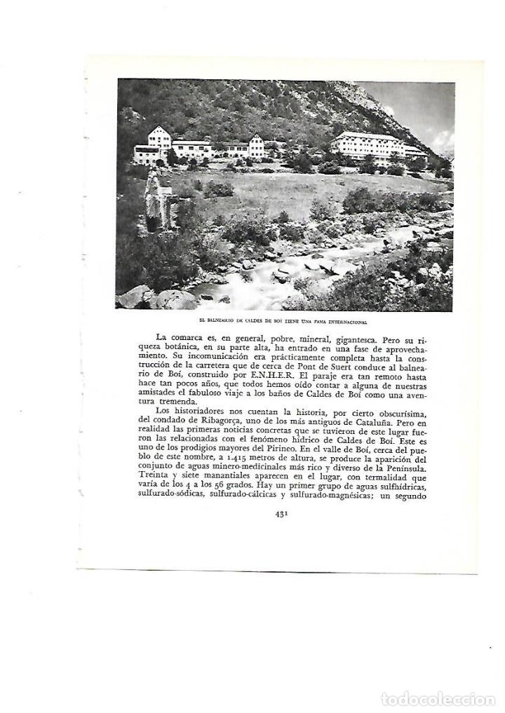 Sammelleidenschaft Papier: A&Ntilde;O 1961 RECORTE PRENSA FOTOGRAFIA BALNEARIO DE CALDES DE BOI