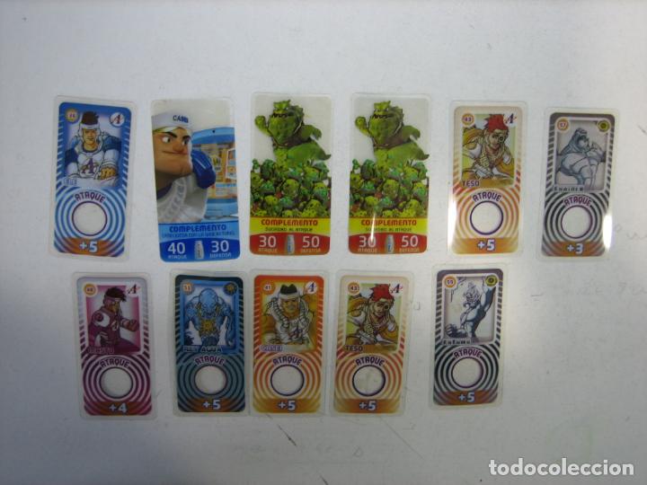 Cromos coleccionables de plastico