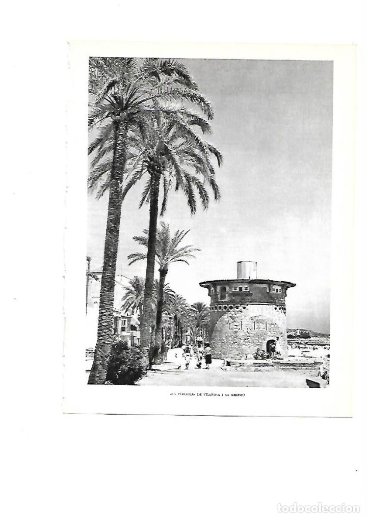 Sammelleidenschaft Papier: A&Ntilde;O 1961 RECORTE PRENSA FOTOGRAFIA VILANOVA I LA GELTRU LA PERGOLA SALON CASA PAPIOL TORRE SANT JOAN
