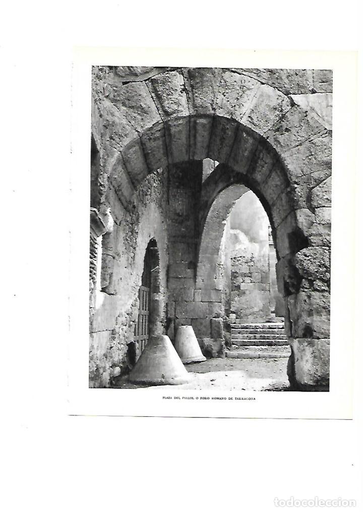 Sammelleidenschaft Papier: A&Ntilde;O 1961 RECORTE PRENSA FOTOGRAFIA PLAZA DEL PALLOL FORO ROMANO TARRAGONA