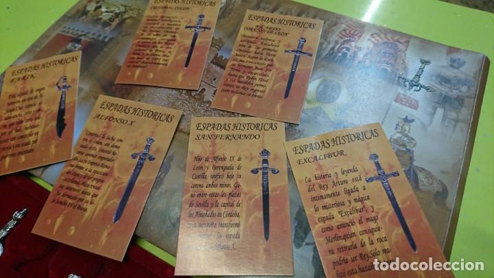 Coleccionismo: LOTE DE 10  ESPADAS HIST&Oacute;RICAS, 7 CM - Foto 4