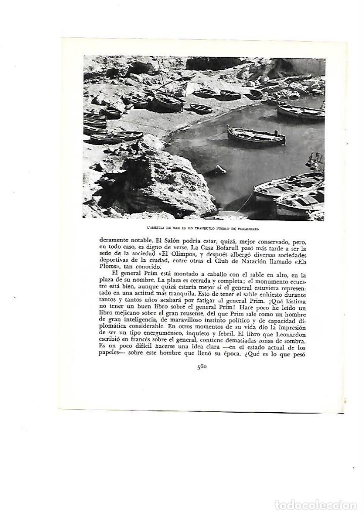 Sammelleidenschaft Papier: A&Ntilde;O 1961 RECORTE PRENSA FOTOGRAFIA PUERTO AMETLLA DE MAR BARCAS PESCA PESCADORES
