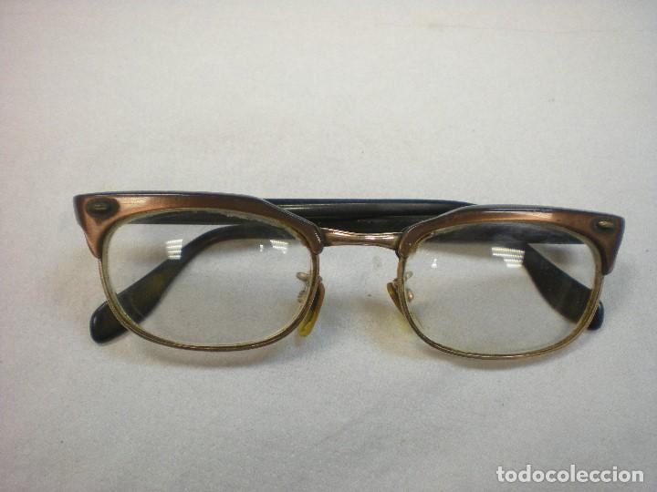 gafas de pasta metal años 60/70 - Compra venta en todocoleccion