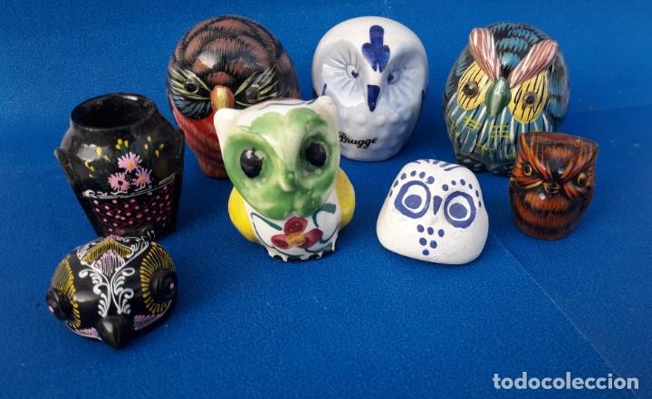 Coleccionismo: CONJUNTO DE 7 BUHOS. - Foto 2