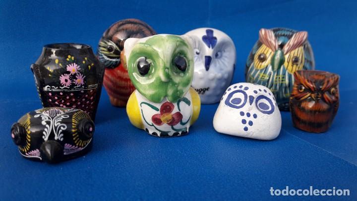 Coleccionismo: CONJUNTO DE 7 BUHOS. - Foto 3