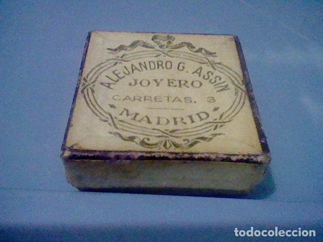 Coleccionismo: ASSIN ALEJANDRO JOYERO ANTIGUA CAJITA CART&Oacute;N CARRETAS MADRID VACIA ANTIGU RETRO