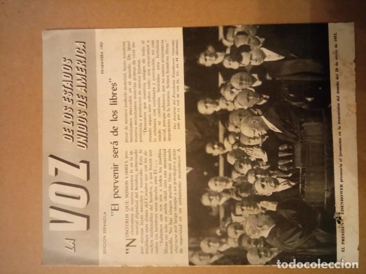 Coleccionismo: LA VOZ DE LOS EEUU, PRIMAVERA 1953 - Foto 2