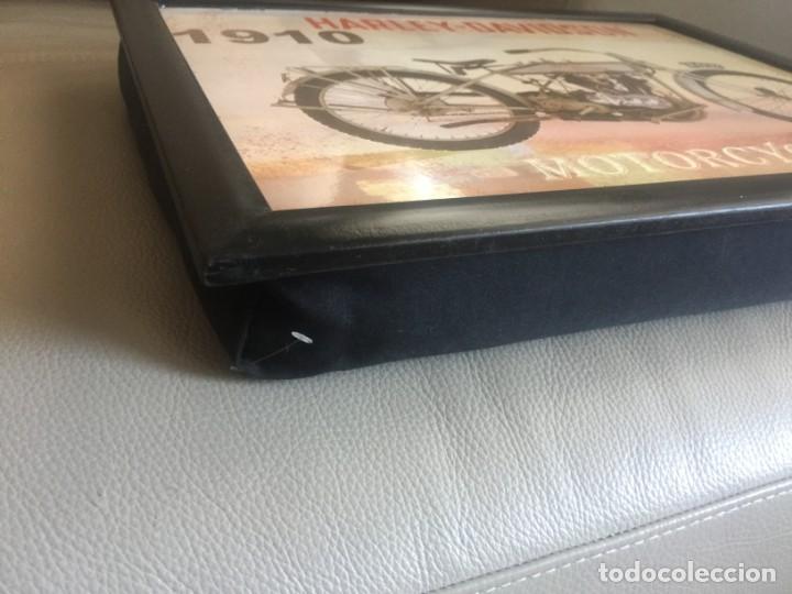 Coleccionismo: Cuadro - mesita Harley-Davidson - Foto 4