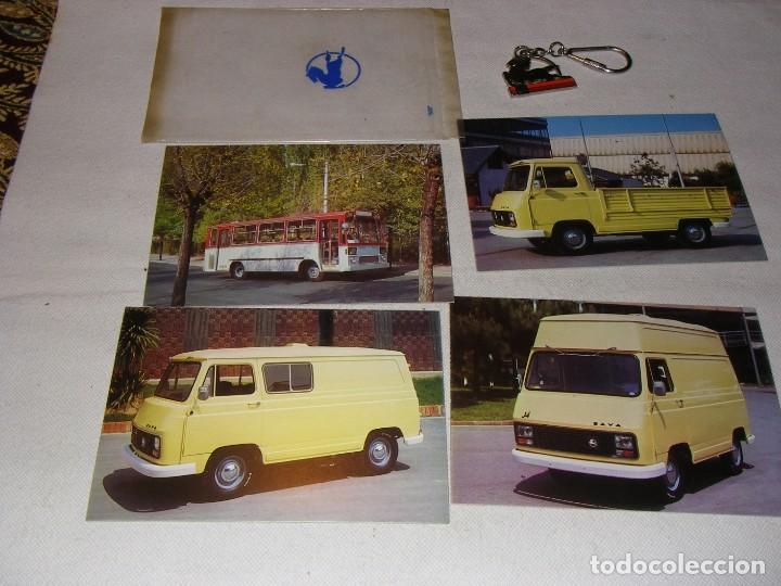 Coleccionismo: Publicidad de Pegaso, llavero y colecci&oacute;n de tarjetas postales.
