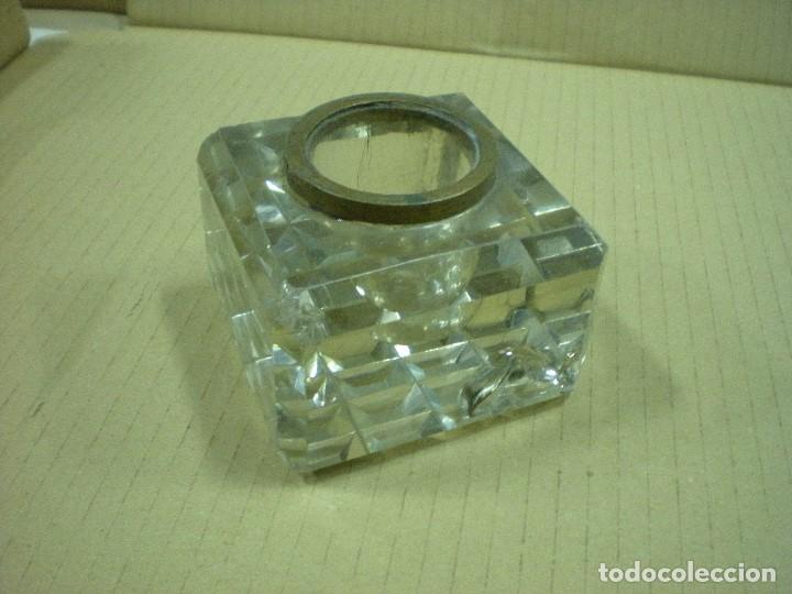 Coleccionismo: TINTERO DE CRISTAL - Foto 3