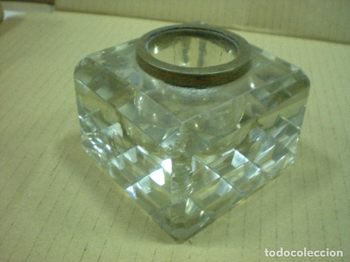Coleccionismo: TINTERO DE CRISTAL - Foto 5