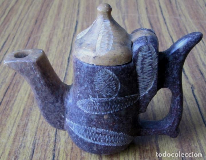 Coleccionismo: CAFETERA PIEDRA MADRE - Foto 2