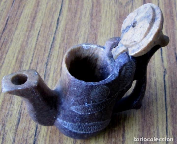 Coleccionismo: CAFETERA PIEDRA MADRE - Foto 3