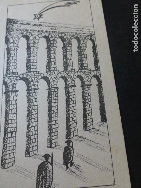 Collecting paper: SEGOVIA ACUEDUCTO Y GUARDIA CIVIL TARJETA ANTIGUA 9 X 17 CMTS