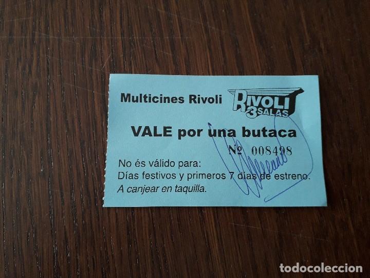 Sammelleidenschaft Papier: vale por una butaca, multicines rivoli Palma de Mallorca.