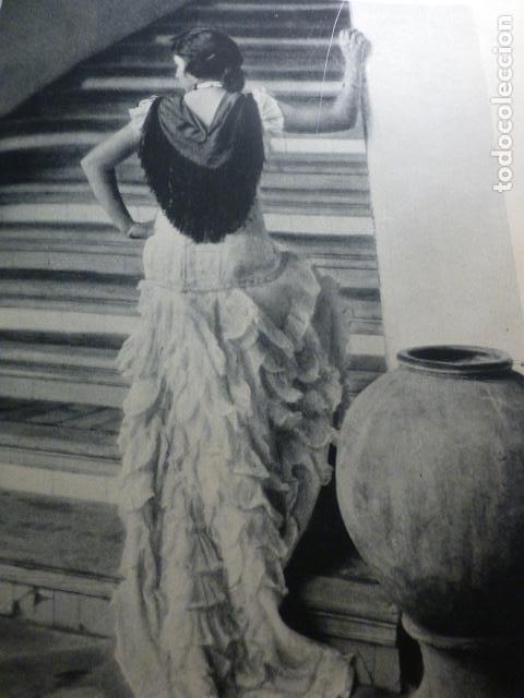 Collectionnisme: ANDALUCIA MUJER ANDALUZA BAILADORA ANTIGUA LAMINA HUECOGRABADO 1933 21 X 29 CMTS