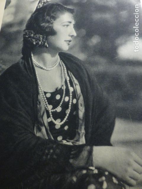 Collectionnisme: ANDALUCIA MUJER ANDALUZA ANTIGUA LAMINA HUECOGRABADO 1933 21 X 29 CMTS