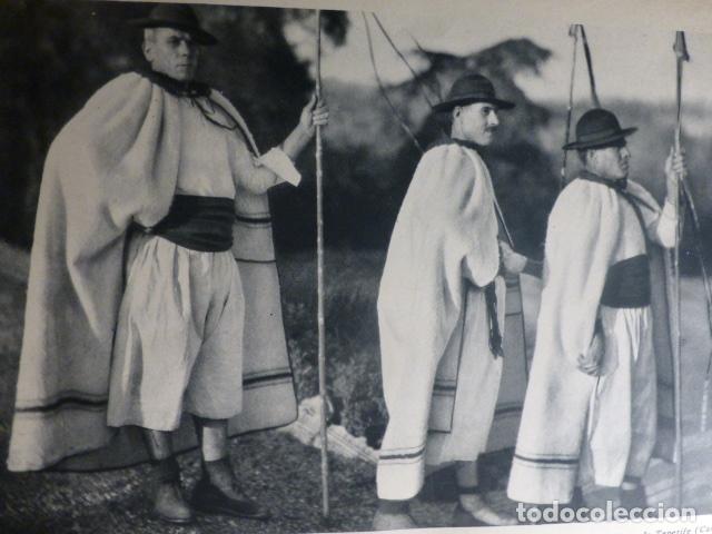 Sammelleidenschaft Papier: TENERIFE CANARIAS TIPOS ANTIGUA LAMINA HUECOGRABADO 1933 21 X 29 CMTS