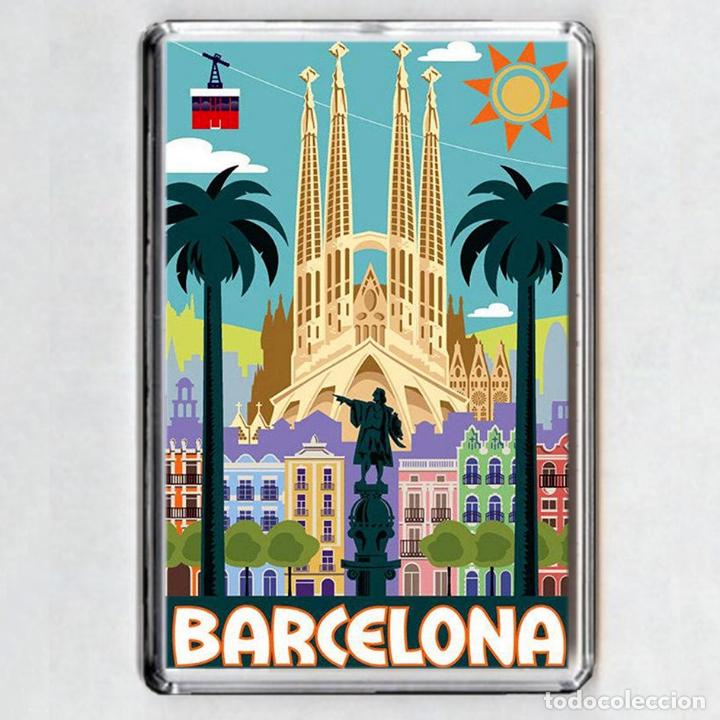Colecionismo: IMAN acr&iacute;lico NEVERA - BARCELONA