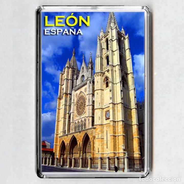 Collectionnisme: IMAN acr&iacute;lico NEVERA - Le&oacute;n (Catedral)