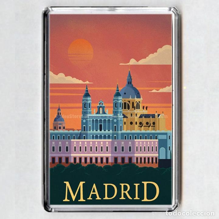 Coleccionismo: IMAN acr&iacute;lico NEVERA - Madrid - Foto 1