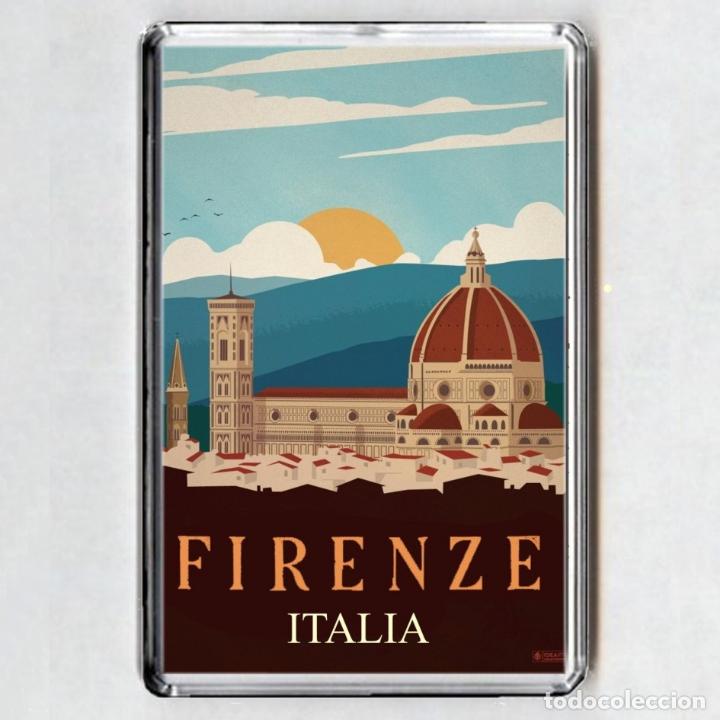 Coleccionismo: IMAN acr&iacute;lico NEVERA - Florencia (Italia)