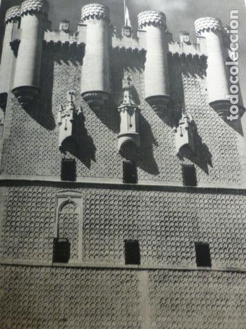 Collectionnisme: SEGOVIA EL ALCAZAR ANTIGUA LAMINA HUECOGRABADO A&Ntilde;OS 40