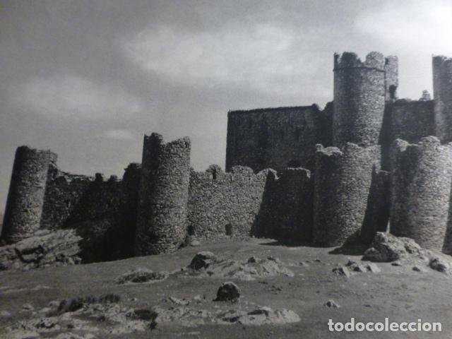 Collectionnisme: SALVATIERRA BADAJOZ CASTILLO ANTIGUA LAMINA HUECOGRABADO A&Ntilde;OS 40